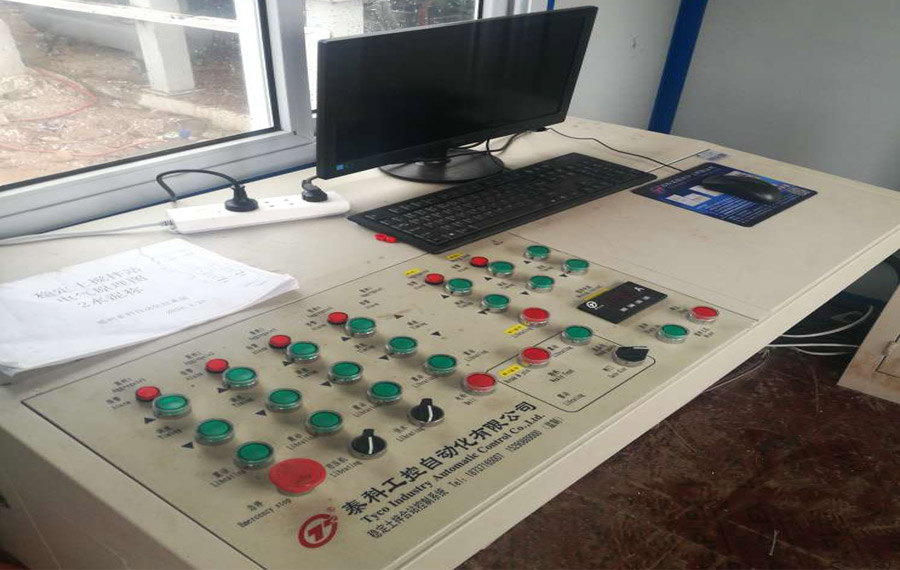 Control System of 300T Stabilized Soil Mixing Station in Jimo District, Qingdao City, Shandong Province